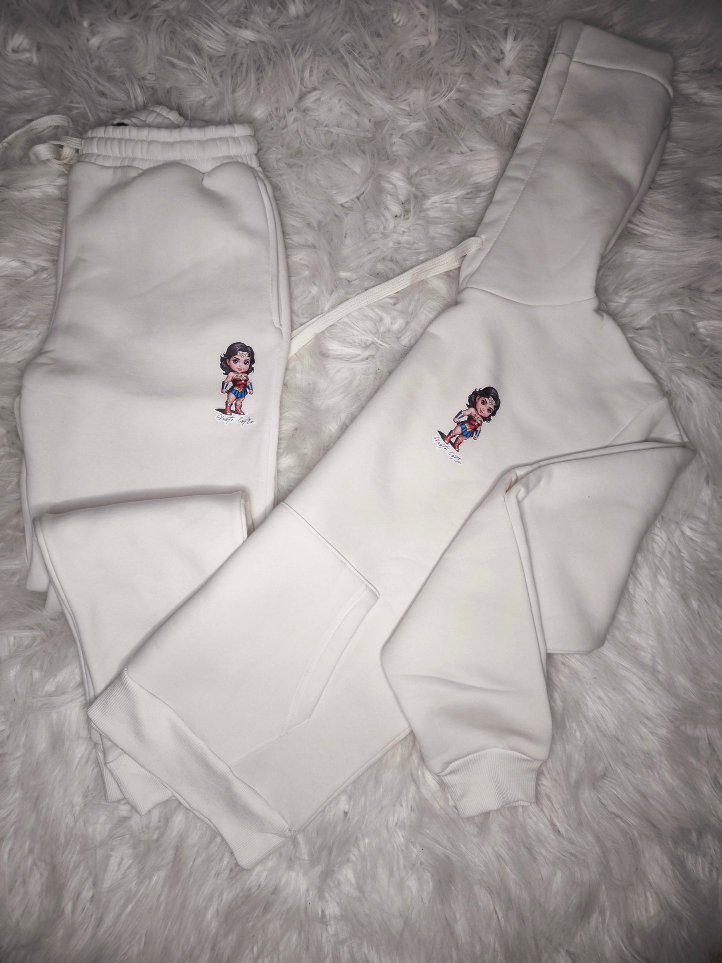 Tuta felpata oversize Baby WonderWoman