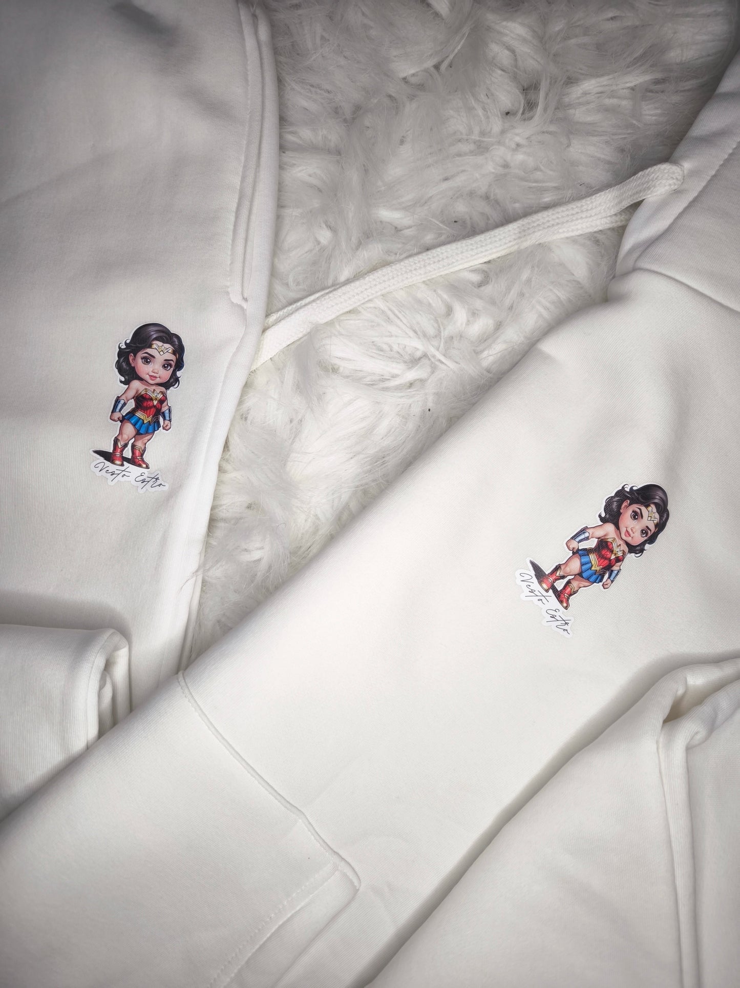 Tuta felpata oversize Baby WonderWoman