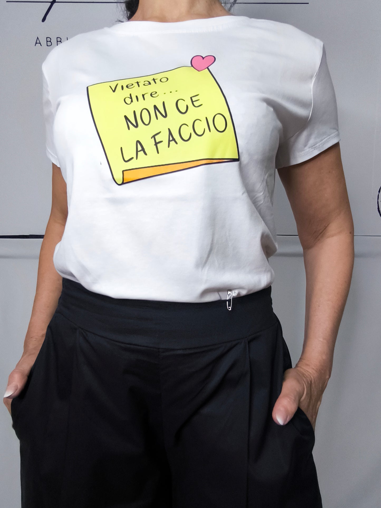 T-shirt Vietato dire Non ce la faccio!