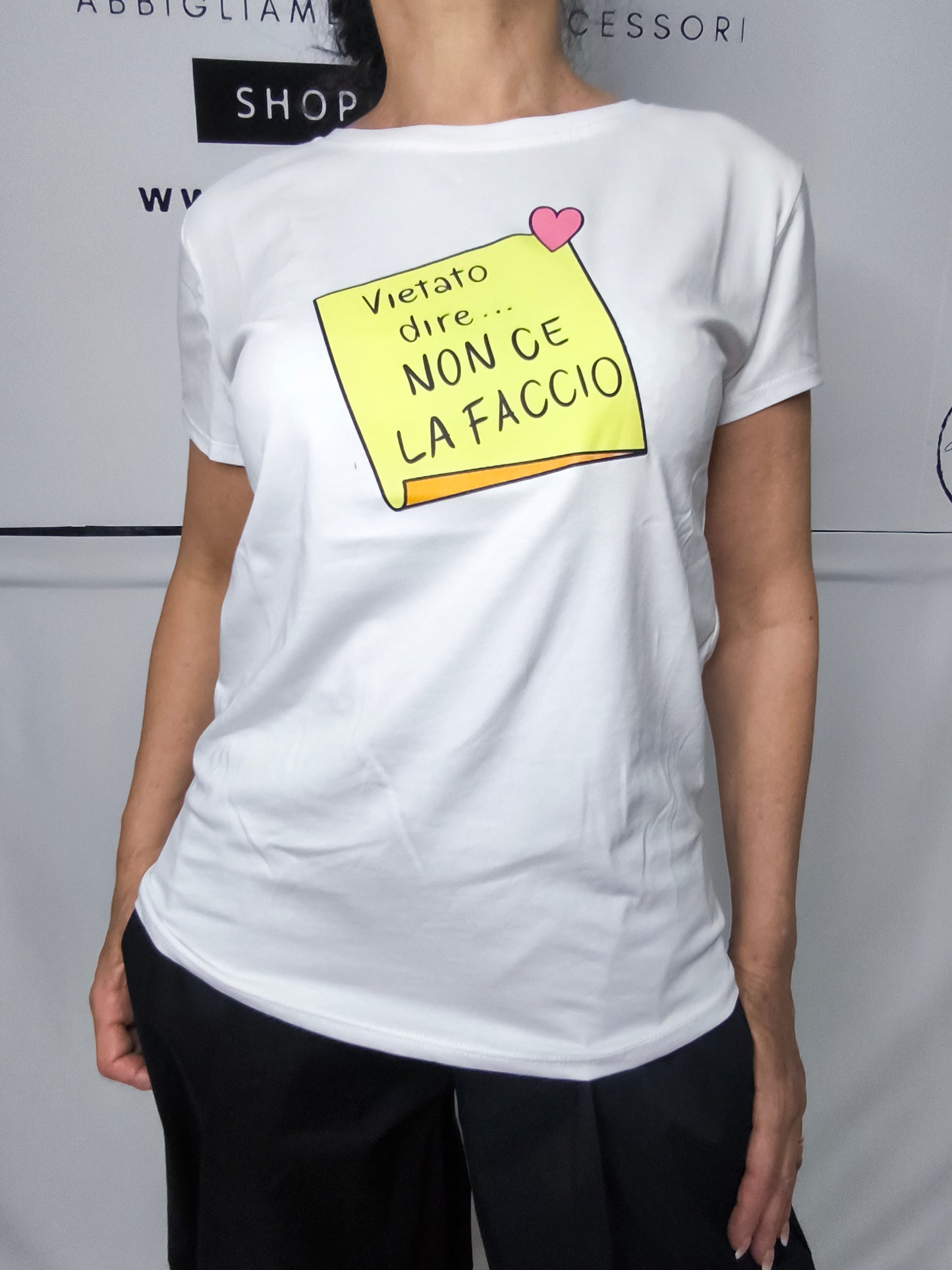 T-shirt Vietato dire Non ce la faccio!