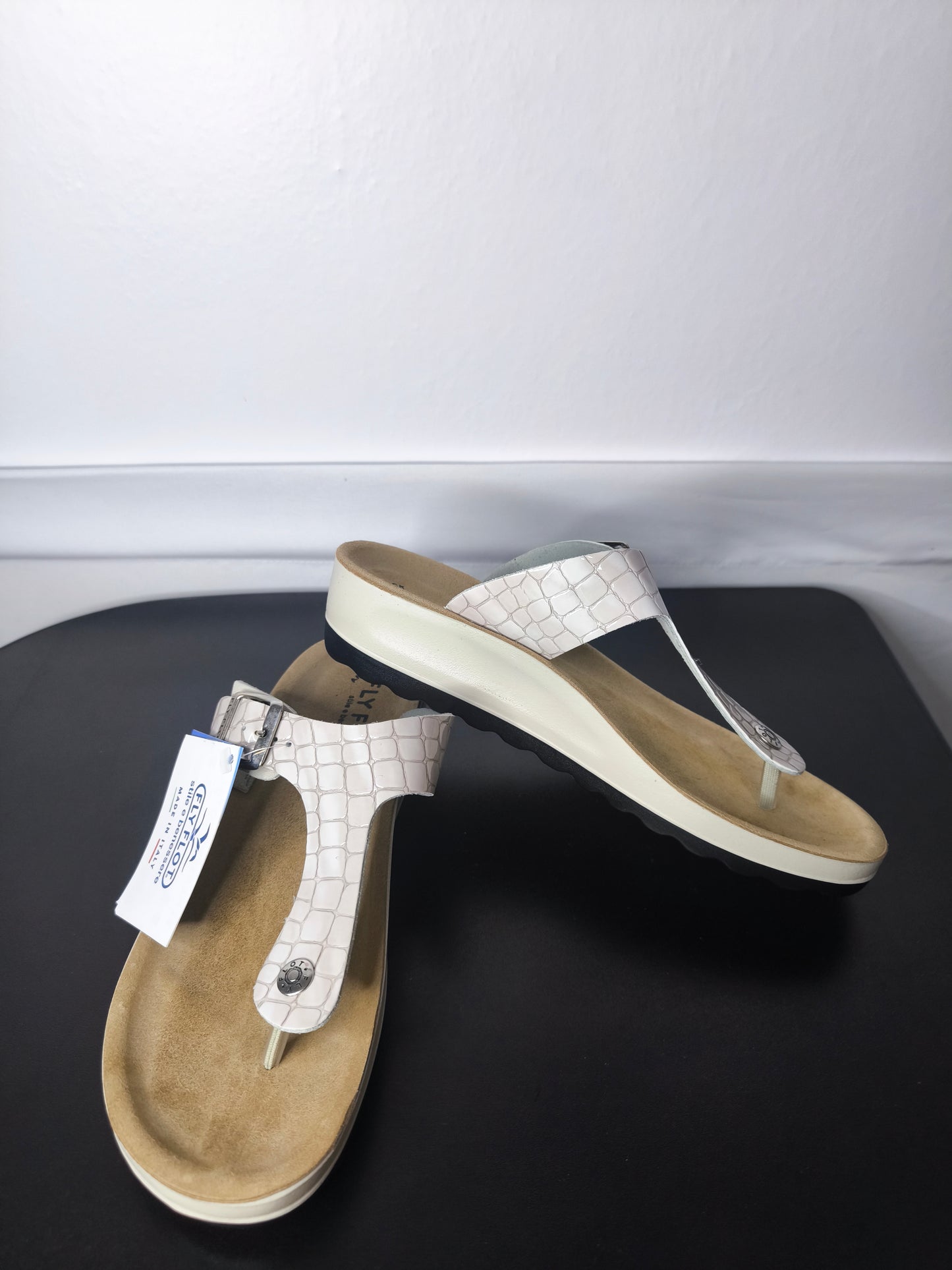 Sandali Fly Flot vera pelle