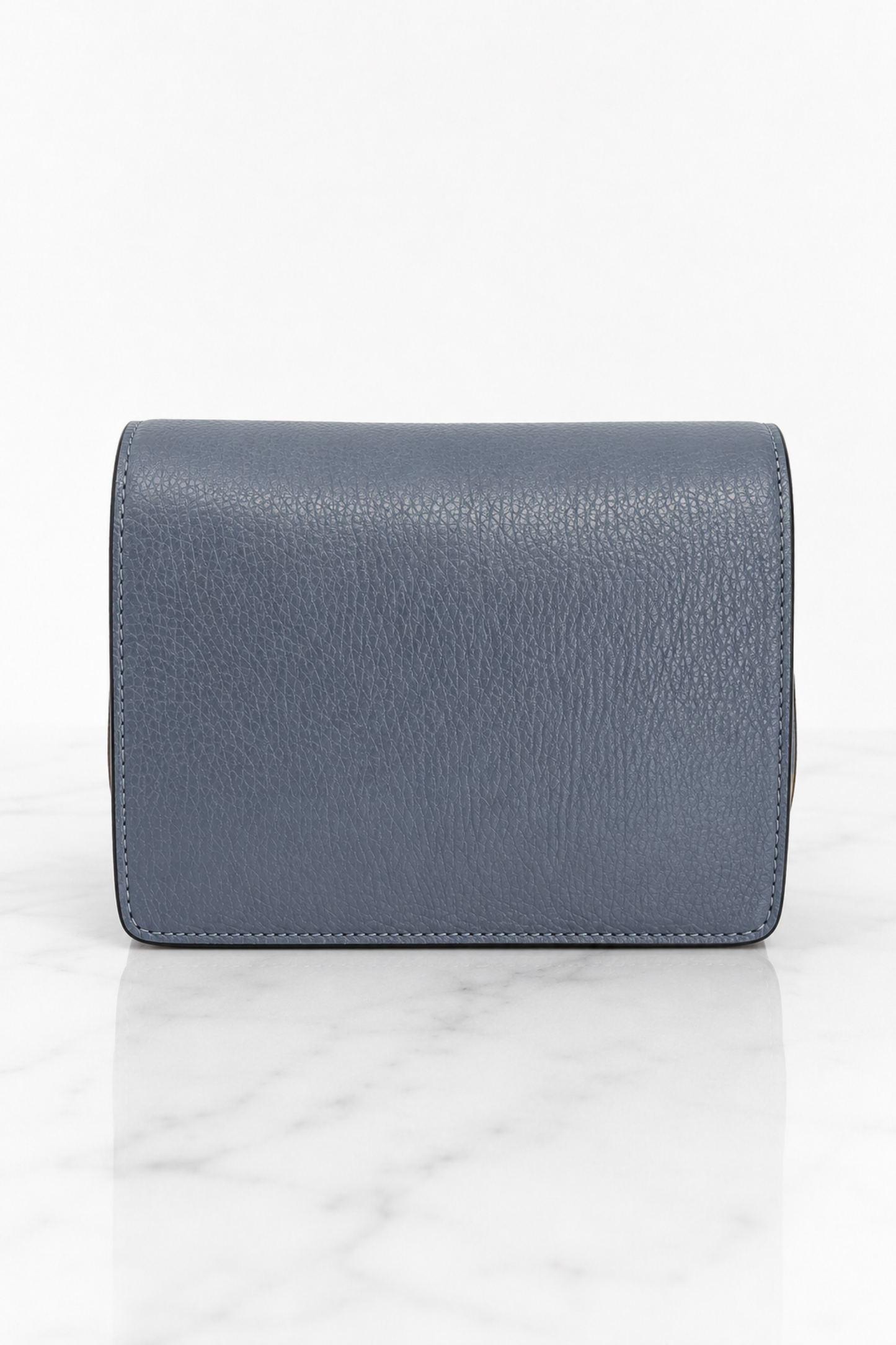Retro della borsa donna compatta in vera pelle martellata