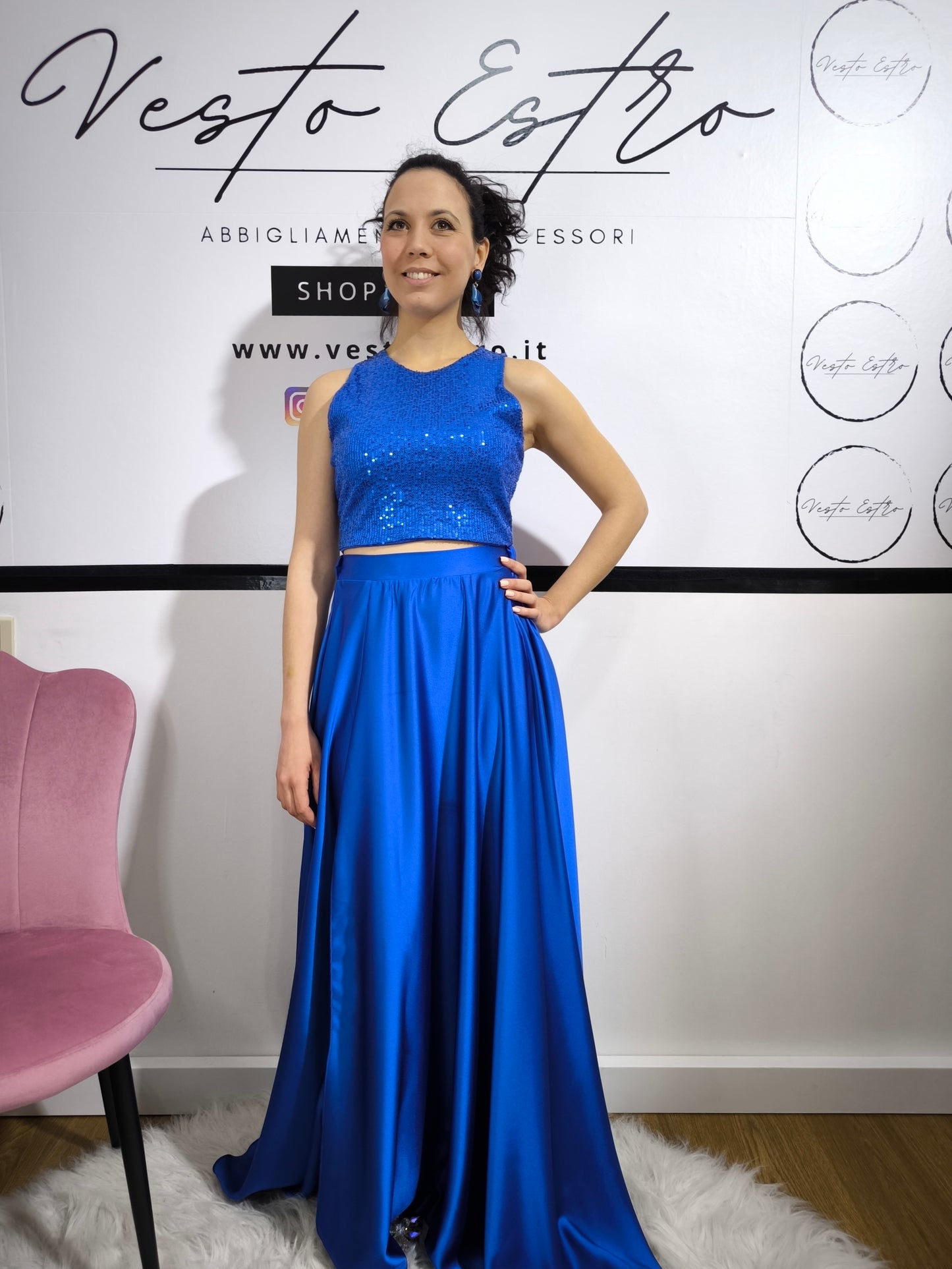 Completo due pezzi elegante per eventi