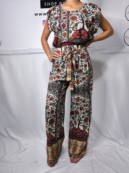 Pantalone con motivi etnici
