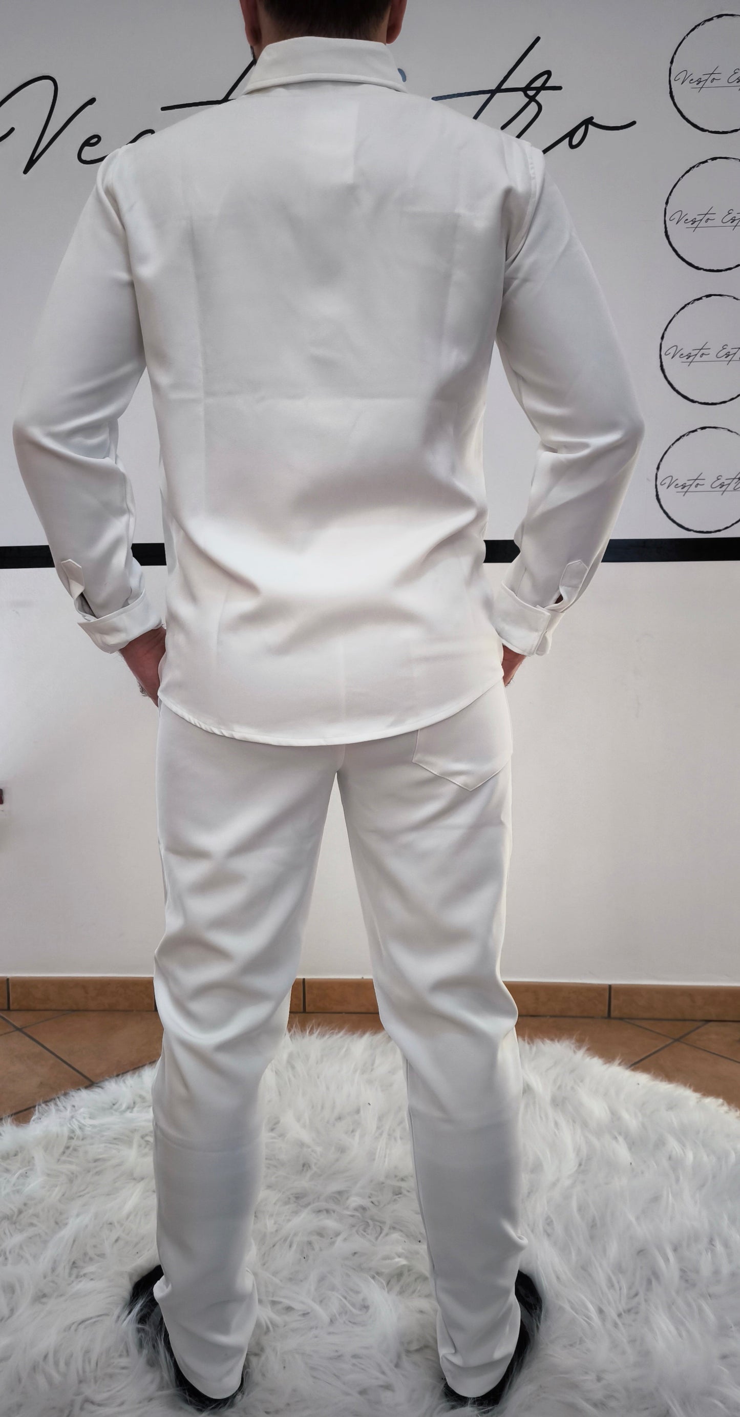 Pantalone 100 cotone regular fit