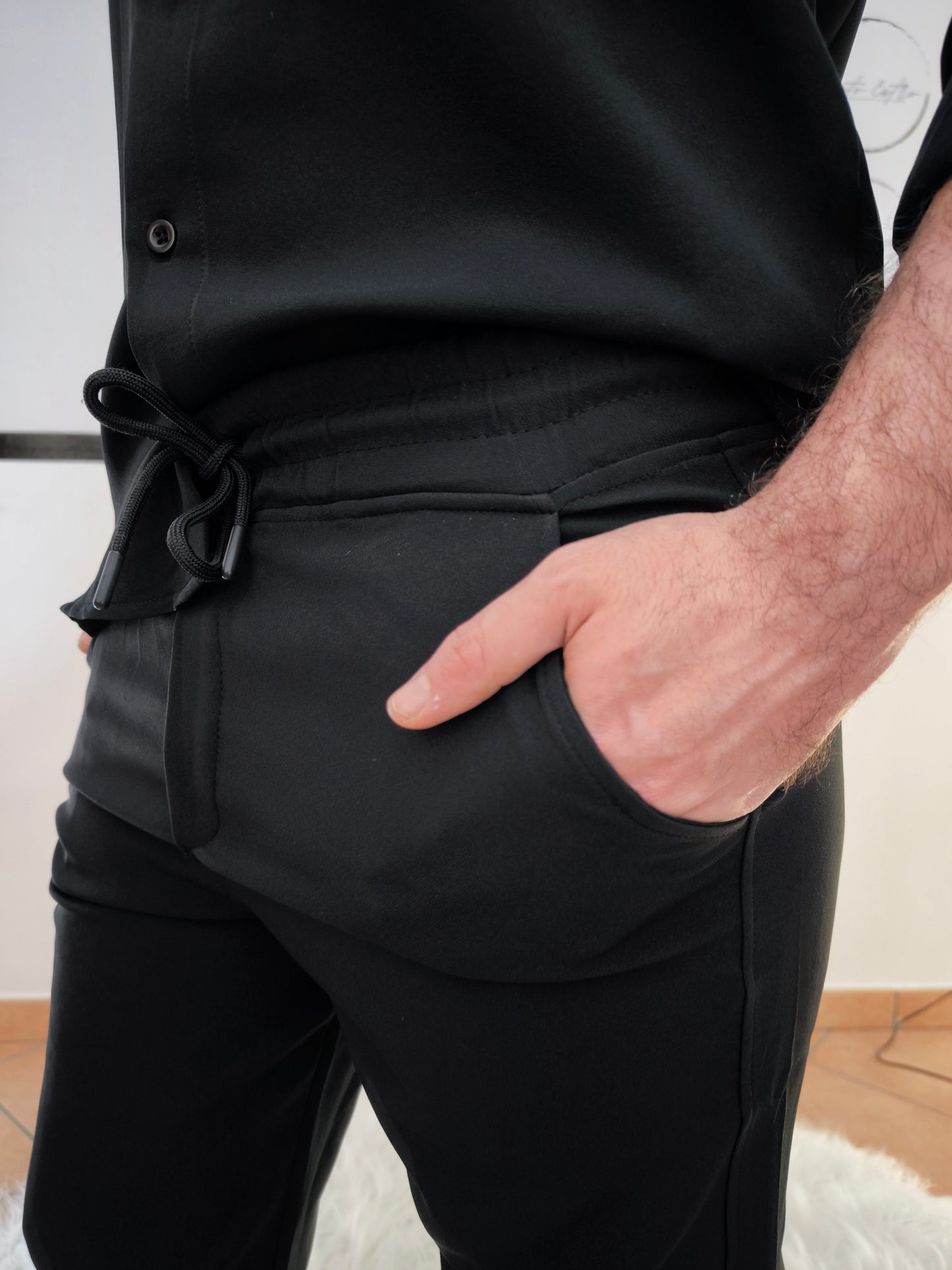 Pantalone 100 cotone regular fit