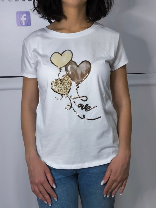 T-shirt Cuori