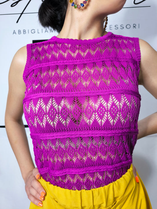 Maglia traforata
