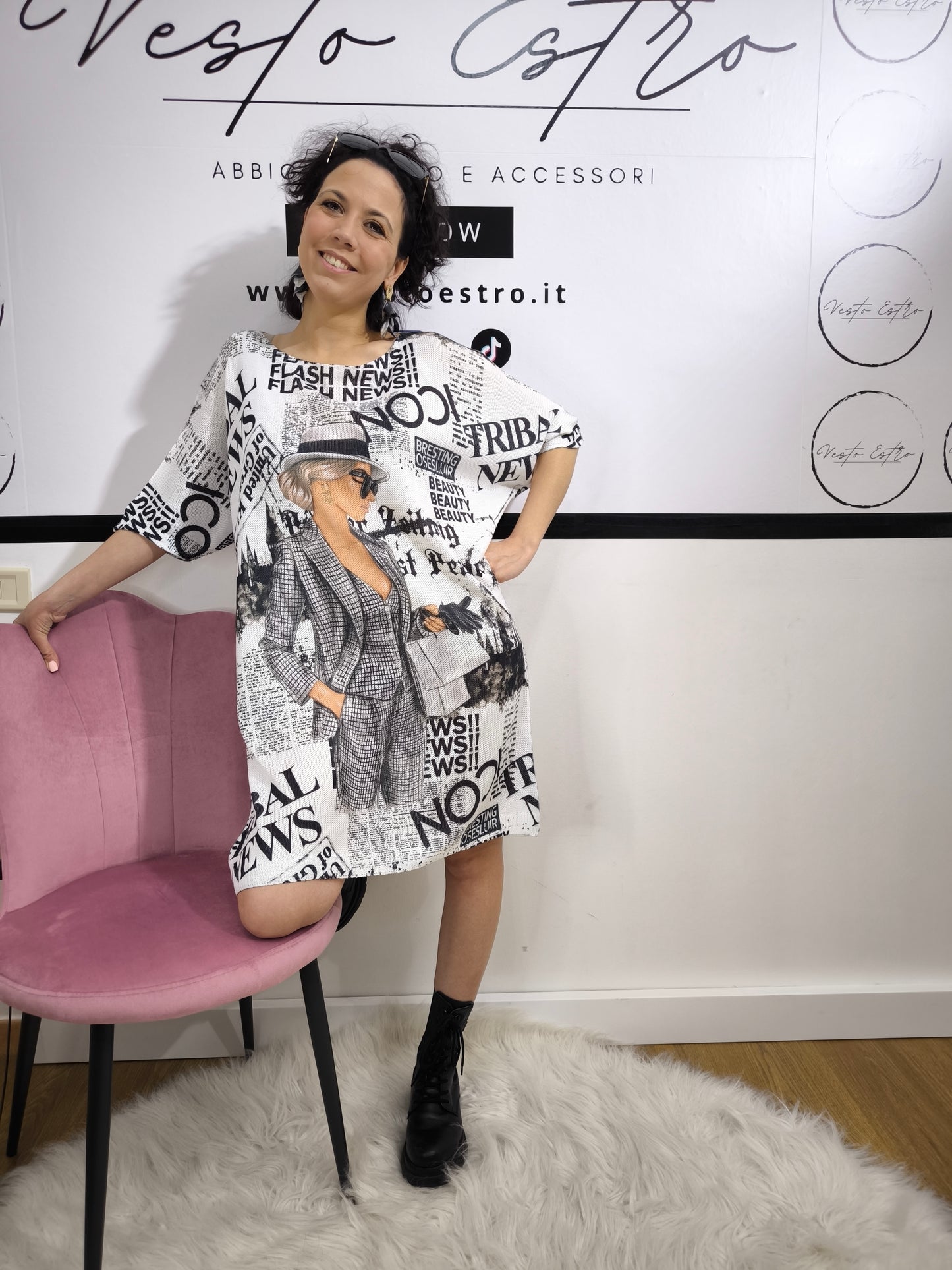 Maglia oversize donna stampa Vogue Urban – Fantasia street style