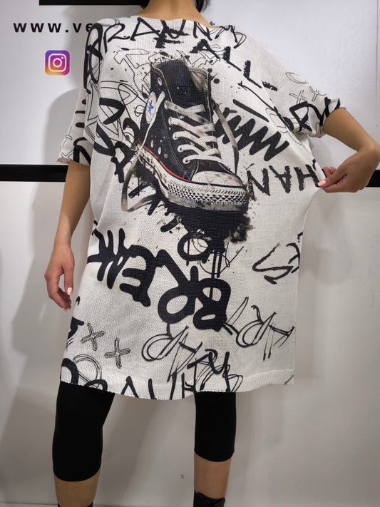 Maglia oversize donna stampa Vogue Urban – Fantasia street style