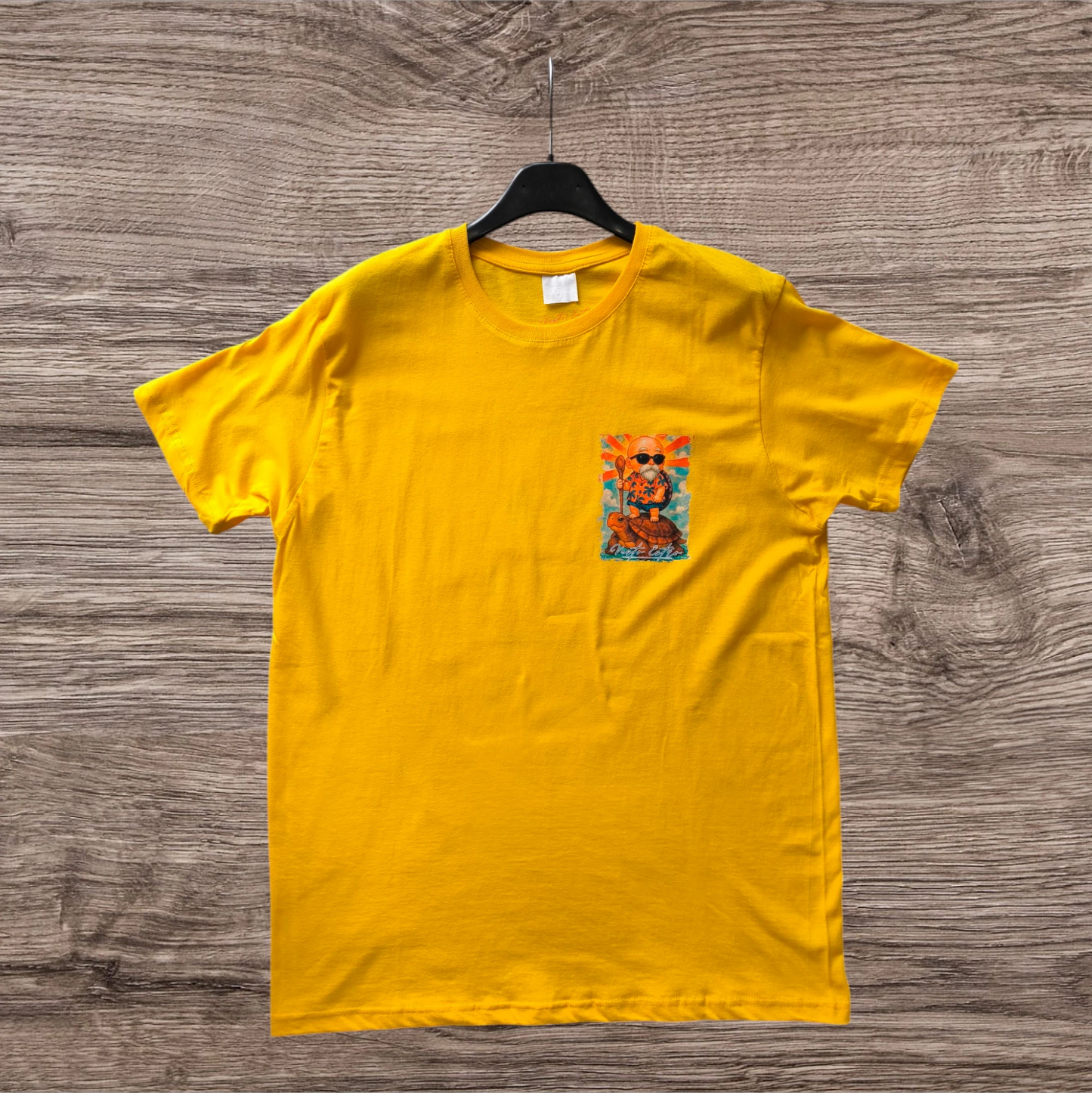 T-shirt Maestro Muten Dragon Ball – Maglietta Anime Uomo Donna in Cotone con Stampa Fronte e Retro Geek & Cosplay